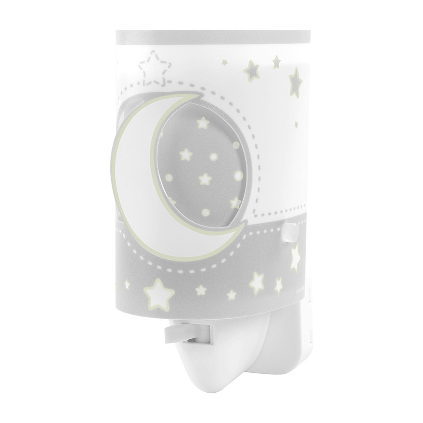 Dalber 63235LE - LED Stopcontact lampje MOON LIGHT 1xE14/0,3W/230V