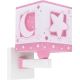 Dalber 63239S - Wandlamp voor kinderen MOONLIGHT 1xE27/15W/230V roze