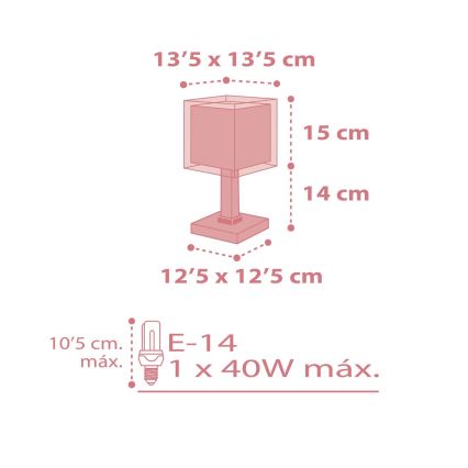 Dalber 63261S - Kinderlampje KOALA 1xE14/40W/230V