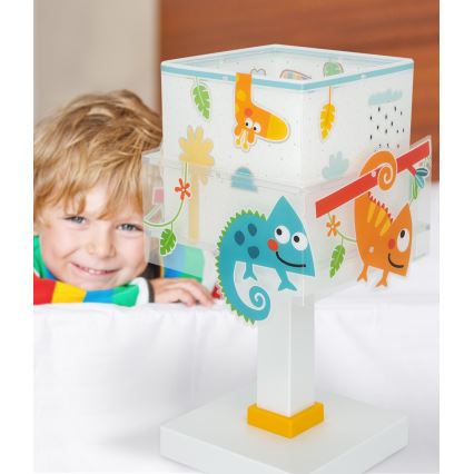 Dalber 63311 - Kleine kinderlamp HAPPY JUNGLE 1xE14/8W/230V