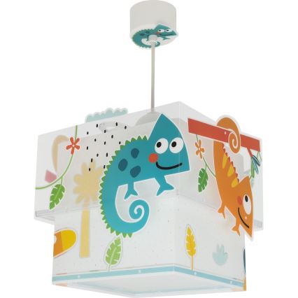 Dalber 63312 - Hanglamp voor kinderen HAPPY JUNGLE 1xE27/15W/230V