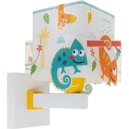 Dalber 63319 - Wandlamp voor kinderen HAPPY JUNGLE 1xE27/15W/230V