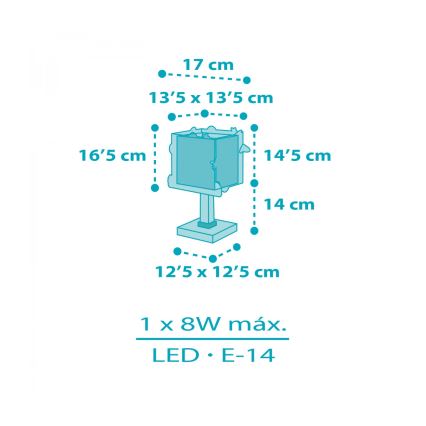 Dalber 63351N - LED kinderlampje ROCKET 1xG4/4W/230V veelkleurig