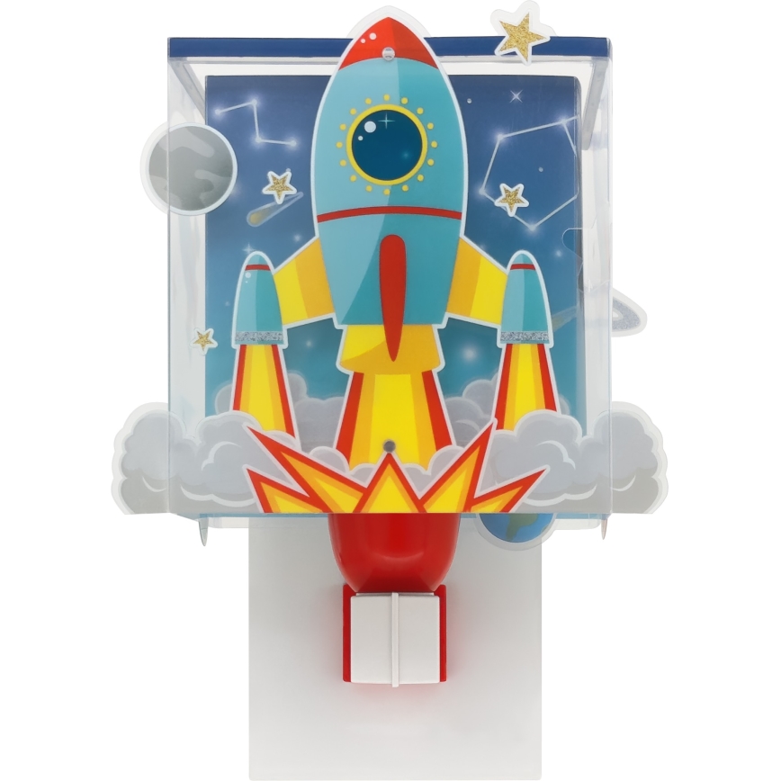 Dalber 63359 - Wandlamp voor kinderen ROCKET 1xE27/15W/230V