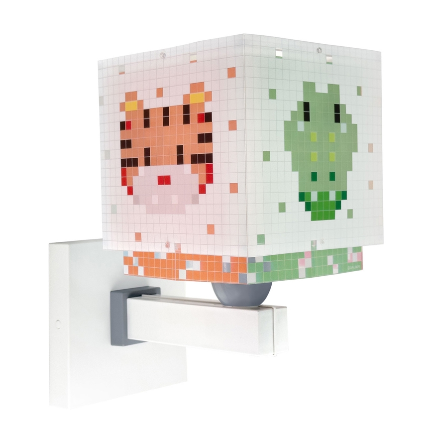 Dalber 63379 - Kinderwandlamp LITTLE PIXEL 1xE27/15W/230V