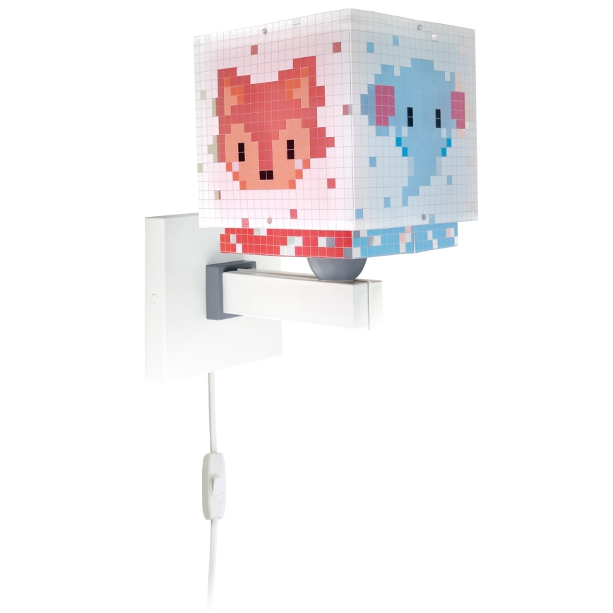Dalber 63379 - Kinderwandlamp LITTLE PIXEL 1xE27/15W/230V