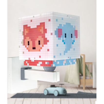 Dalber 63379 - Kinderwandlamp LITTLE PIXEL 1xE27/15W/230V