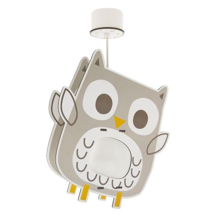 Dalber 63397 - Hanglamp voor kinderen OWL 1xE27/15W/230V