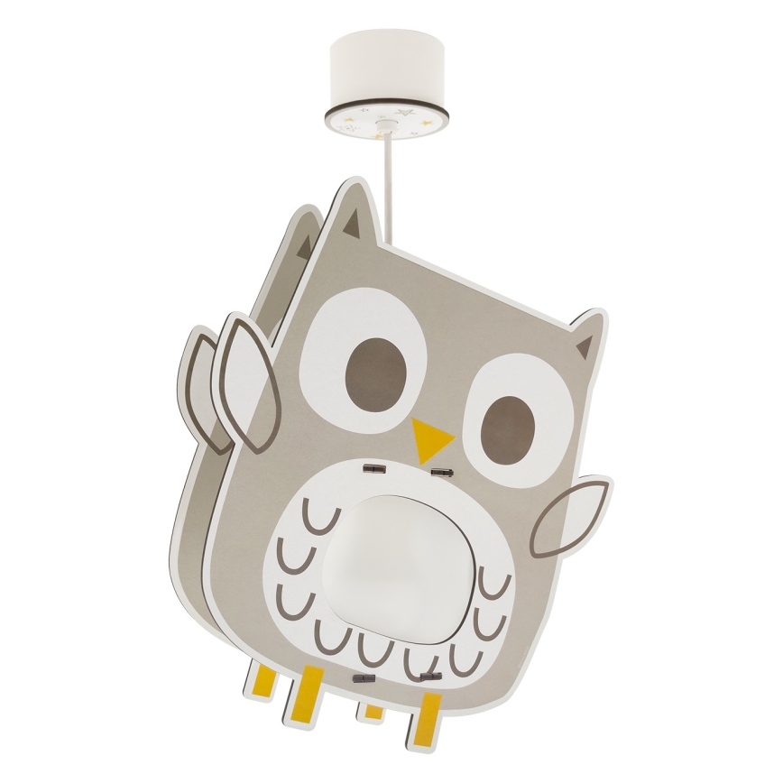 Dalber 63397 - Hanglamp voor kinderen OWL 1xE27/15W/230V