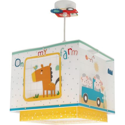 Dalber 63402 - Hanglamp voor kinderen MY FARM 1xE27/15W/230V