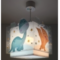 Dalber 63452 - Kinderlamp BABY DINOS 1xE27/15W/230V in vrolijke kleuren