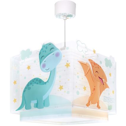 Dalber 63452 - Kinderlamp BABY DINOS 1xE27/15W/230V in vrolijke kleuren