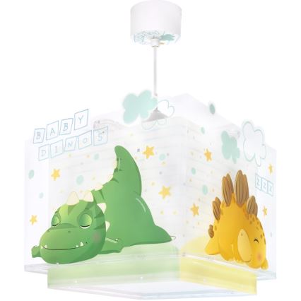 Dalber 63452 - Kinderlamp BABY DINOS 1xE27/15W/230V in vrolijke kleuren