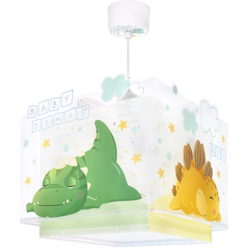 Dalber 63452 - Kinderlamp BABY DINOS 1xE27/15W/230V in vrolijke kleuren
