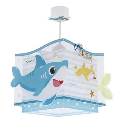 Dalber 63472 - Hanglamp voor kinderen BABY SHARK 1xE27/60W/230V