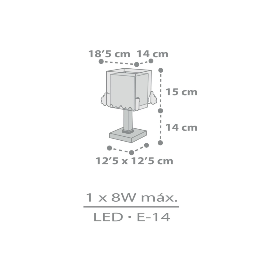 Dalber 63531N - LED kinderlamp TRAIN 1xG4/4W/230V veelkleurig