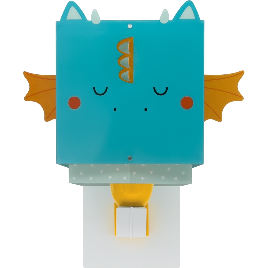 Dalber 64389 - Wandlamp voor kinderen LITTLE DRAGON 1xE27/15W/230V