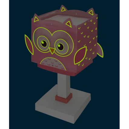 Dalber 64481N - LED kinderlampje LITTLE OWL 1xG4/4W/230V roze