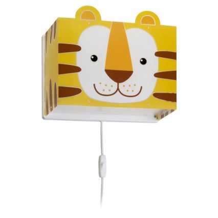 Dalber 64568 - Kinderwandlamp LITTLE TIGER 1xE27/60W/230V