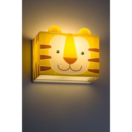 Dalber 64568 - Kinderwandlamp LITTLE TIGER 1xE27/60W/230V