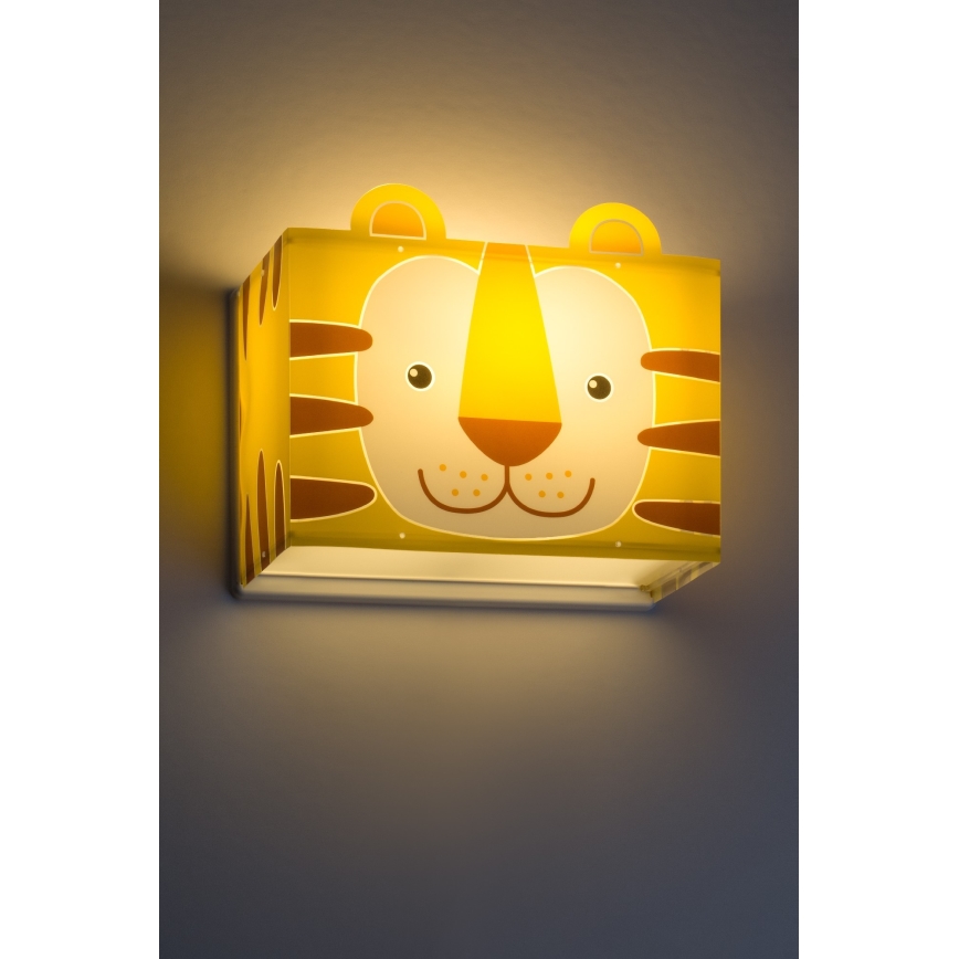 Dalber 64568 - Kinderwandlamp LITTLE TIGER 1xE27/60W/230V