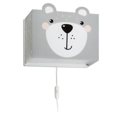 Dalber 64578 - Wandlamp kinderkamer LITTLE TEDDY 1xE27/60W/230V