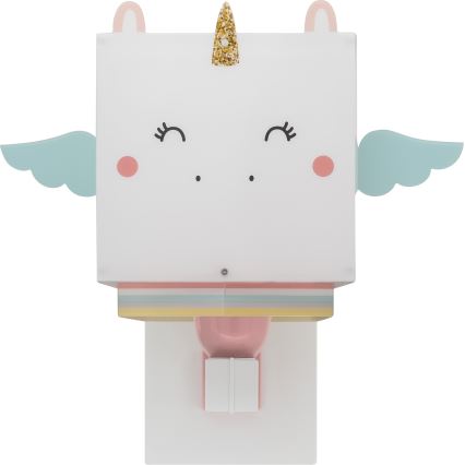 Dalber 64599 - Wandlamp voor kinderen LITTLE UNICORN 1xE27/15W/230V