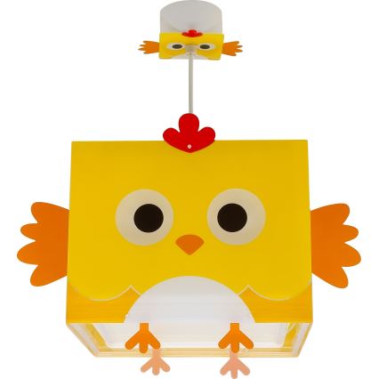 Dalber 64642 - Hanglamp voor kinderen LITTLE CHICKEN 1xE27/15W/230V