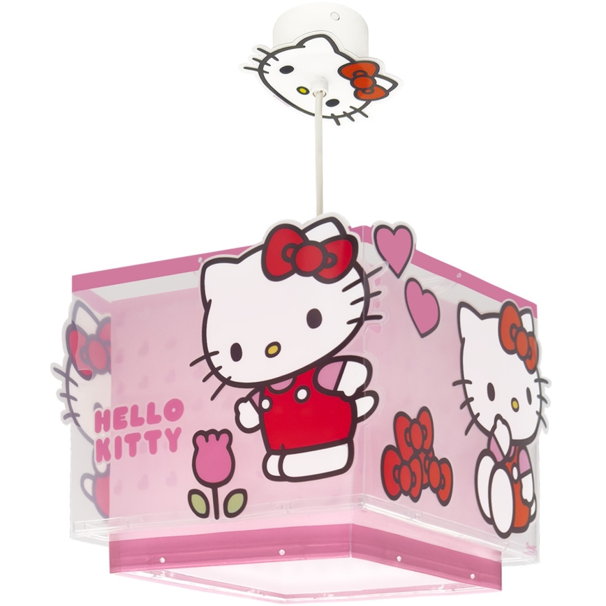 Dalber 73262 - Kinderlamp HELLO KITTY 1xE27/15W/230V roze