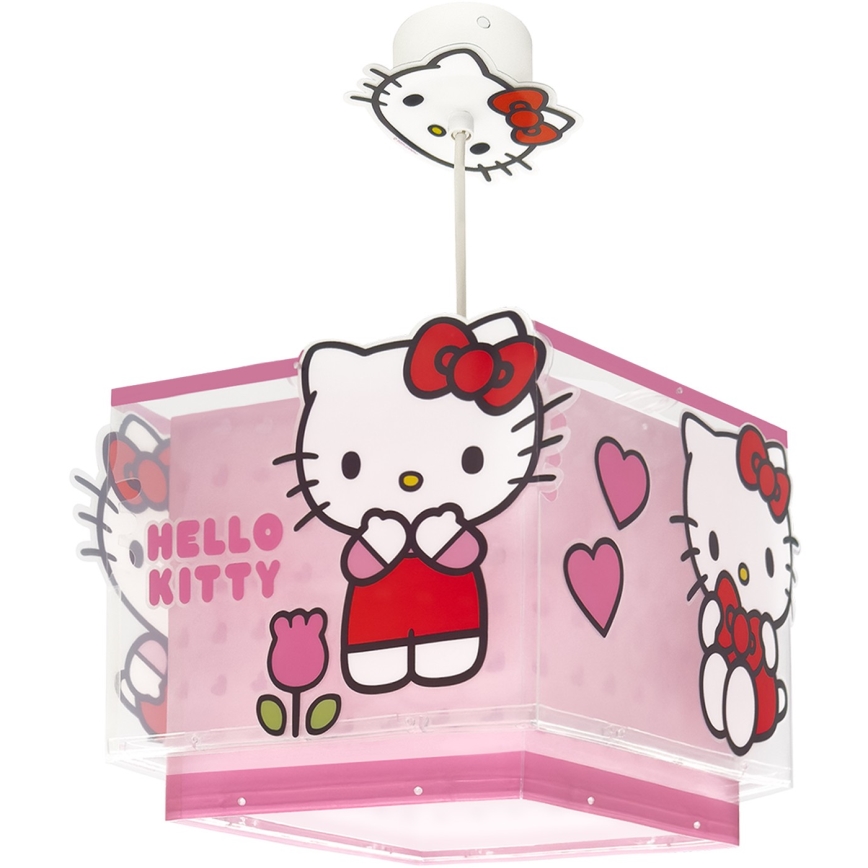 Dalber 73262 - Kinderlamp HELLO KITTY 1xE27/15W/230V roze