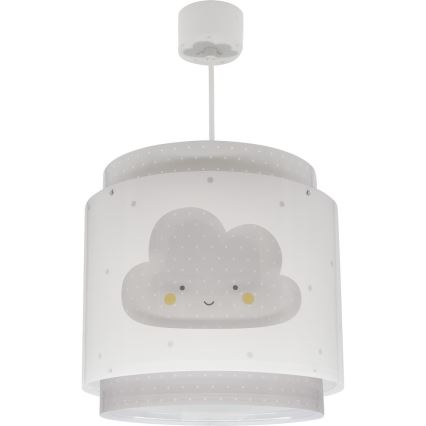 Dalber 76012E - Hanglamp voor kinderen BABY DREAMS 1xE27/15W/230V grijs