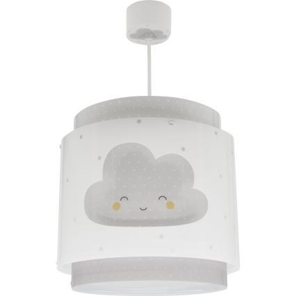 Dalber 76012E - Hanglamp voor kinderen BABY DREAMS 1xE27/15W/230V grijs