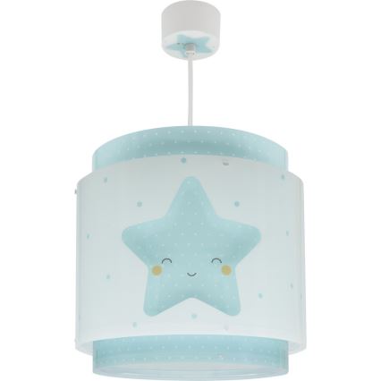 Dalber 76012T - Hanglamp voor kinderen BABY DREAMS 1xE27/15W/230V blauw