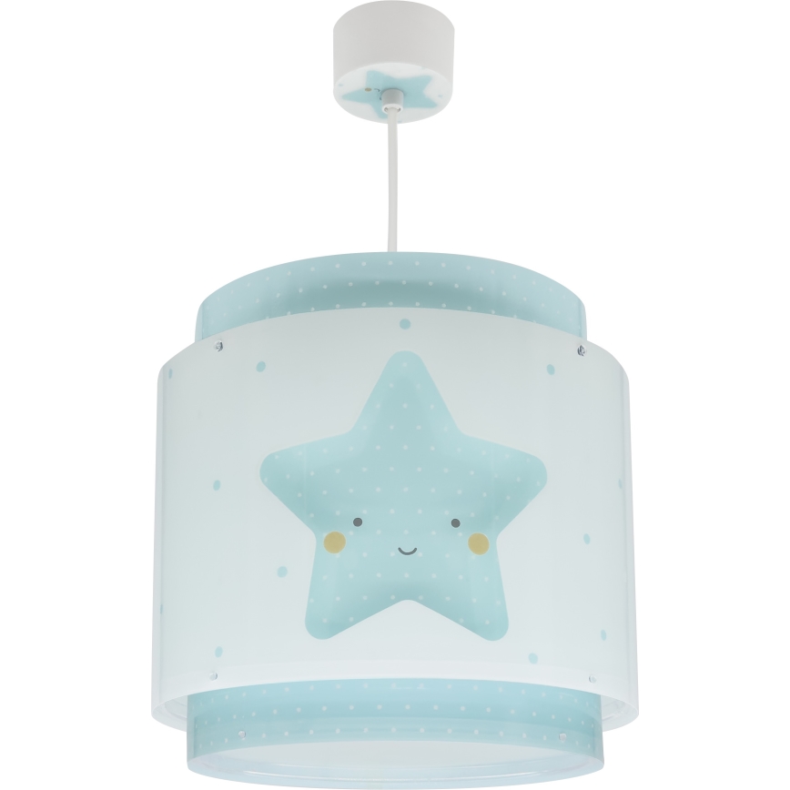 Dalber 76012T - Hanglamp voor kinderen BABY DREAMS 1xE27/15W/230V blauw
