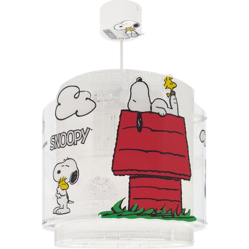 Dalber 76302 - Kinderlamp SNOOPY 1xE27/15W/230V wit/rood