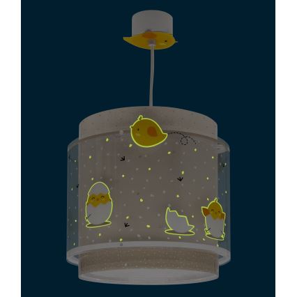 Dalber 76872 - Hanglamp voor kinderen BABY CHICK 1xE27/15W/230V