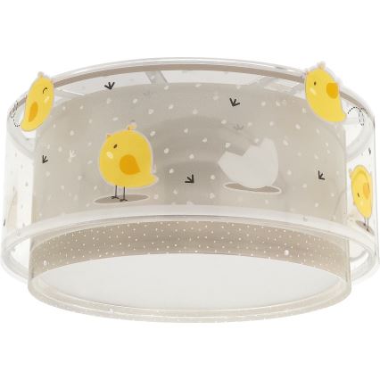 Dalber 76876 - Plafondlamp kinderkamer BABY CHICK 2xE27/15W/230V