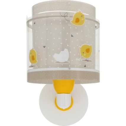 Dalber 76879 - Wandlamp voor kinderen BABY CHICK 1xE27/15W/230V