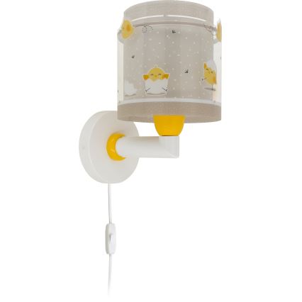 Dalber 76879 - Wandlamp voor kinderen BABY CHICK 1xE27/15W/230V