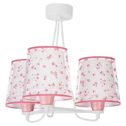 Dalber 81177S - Kinderhanglamp DREAM FLOWERS 3xE27/60W/230V