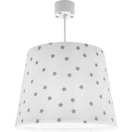 Dalber 82212B - Hanglamp voor Kinderen STAR LIGHT 1xE27/60W/230V wit