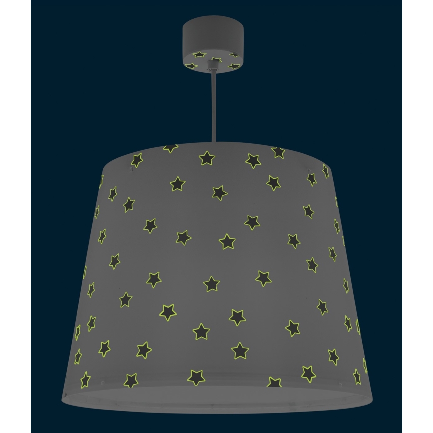 Dalber 82212B - Hanglamp voor Kinderen STAR LIGHT 1xE27/60W/230V wit