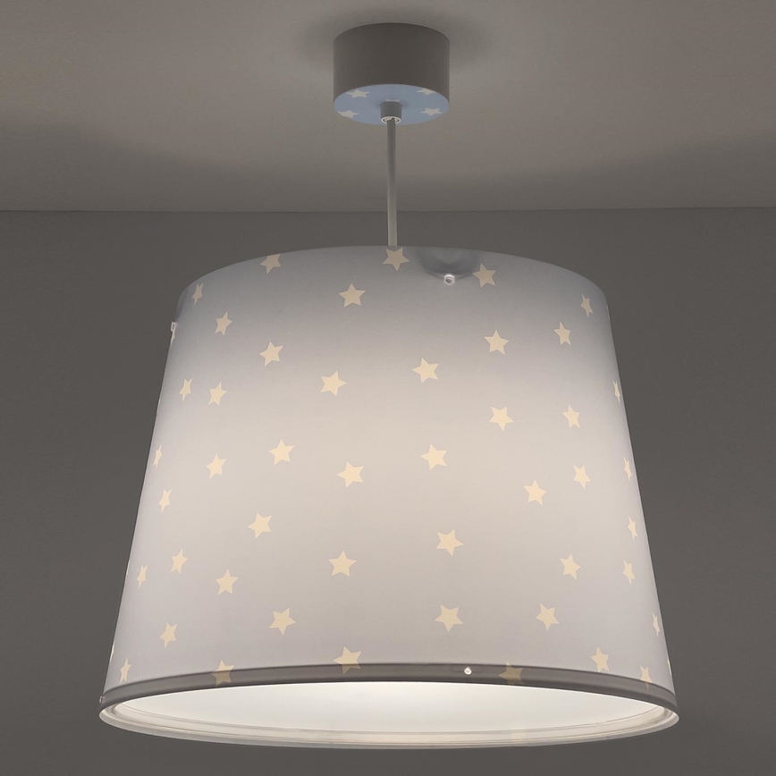 Dalber 82212T - Hanglamp voor Kinderen STAR LIGHT 1xE27/60W/230V blauw