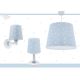 Dalber 82212T - Hanglamp voor Kinderen STAR LIGHT 1xE27/60W/230V blauw