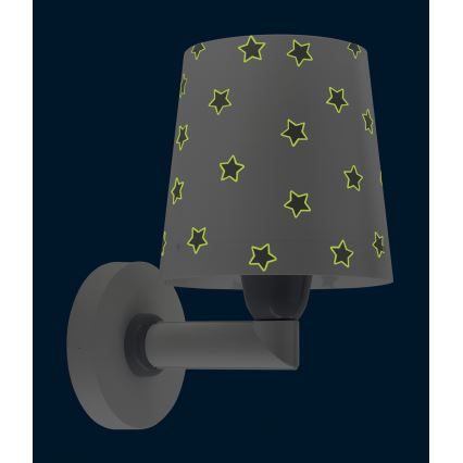 Dalber 82219B - Wand Lamp voor Kinderen STAR LIGHT 1xE27/60W/230V wit