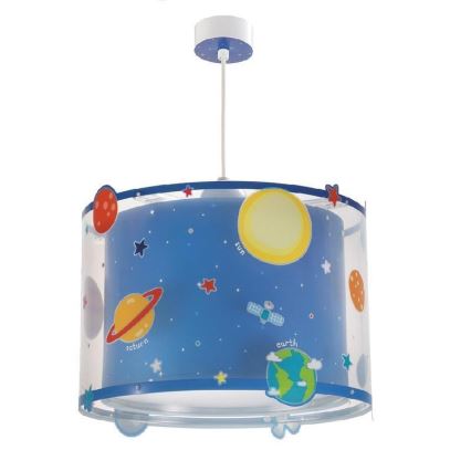 Dalber D-41342 - Hanglamp kinderkamer PLANETS 1xE27/60W/230V