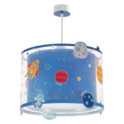 Dalber D-41342 - Hanglamp kinderkamer PLANETS 1xE27/60W/230V