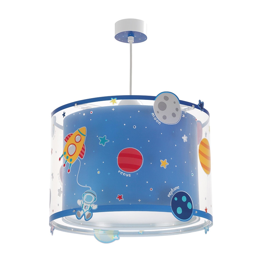 Dalber D-41342 - Hanglamp kinderkamer PLANETS 1xE27/60W/230V