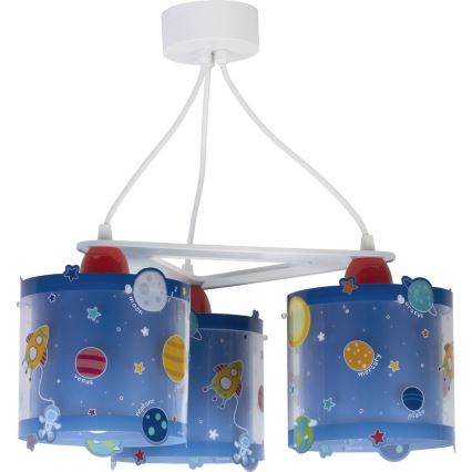 Dalber D-41344 - Hanglamp kinderkamer PLANETS 3xE27/60W/230V