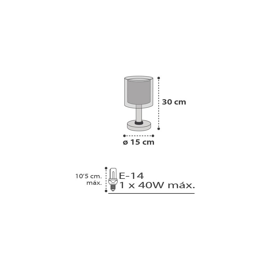 Dalber D-41411E - Tafellamp kinderkamer CLOUDS 1xE14/40W/230V